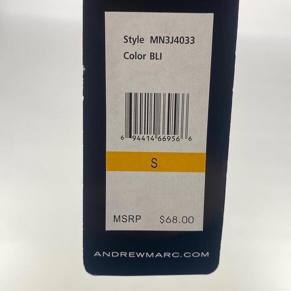 Stylish Andrew Marc Black Zip-Up Jacket - Size S - Picture 3 of 3